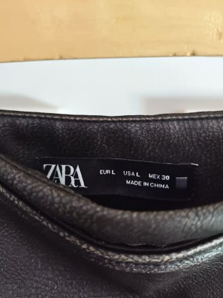 Falda pantalón Zara negra