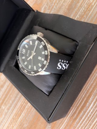 Reloj Hugo Boss Negro y Plateado