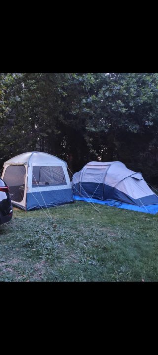 Carpa Quechua Plegable Gris/Azul