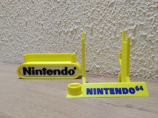 Soportes Nintendo 64 para mando y juego