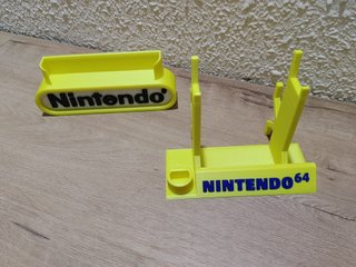 Soportes Nintendo 64 para mando y juego