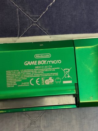 Consola Portátil Game Boy Micro Verde