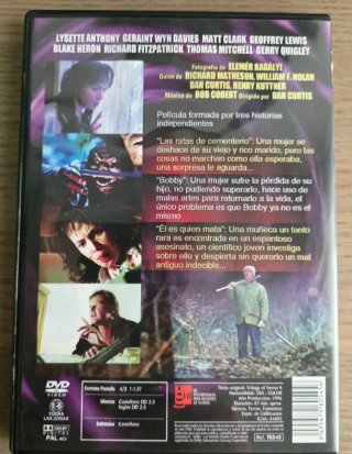 Trilogía del Terror 1 y 2 DVD