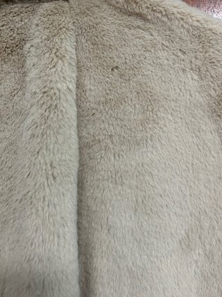 Abrigo de pelo Zara beige talla 10 años