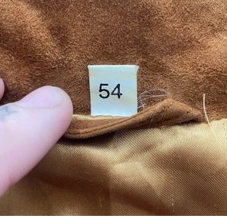 Chaqueta Ante Vintage Marrón