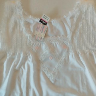 Camisón verano nuevo bordado blanco