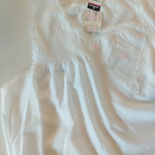 Camisón verano nuevo bordado blanco
