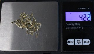 Cadena de oro de 18k. Peso: 4.22 gr.