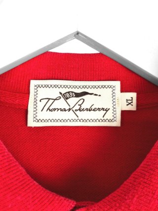 Polo Liso Manga Corta "Thomas Burberry" Talla XL