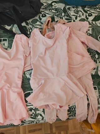 Ropa de ballet rosa 4 - 5 años