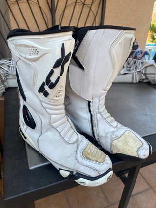Botas de Moto TCX Blancas Talla 42