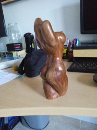 Busto de mujer madera 2008