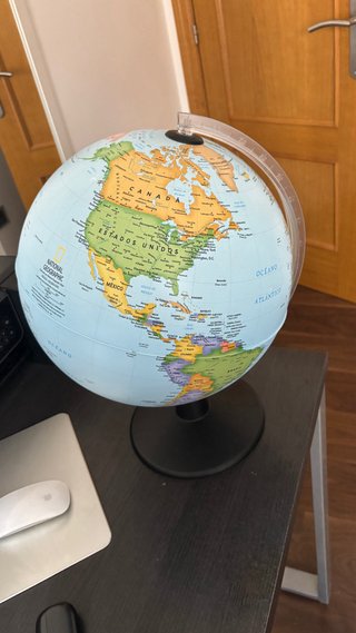 Globo terráqueo educativo