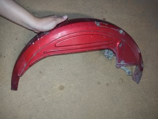 Guardabarros Mobylette Rojo SP-90