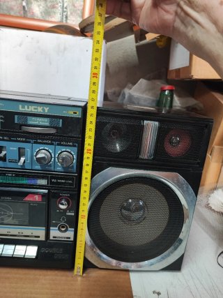 Radio Casete Lucky Vintage Doble Deck