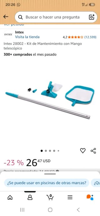 Piscina Desmontable Bestway Steel Pro 2.21m