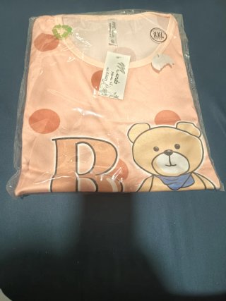 Camisón XXL Oso y Lunares