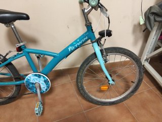 Bicicleta infantil azul Btwin