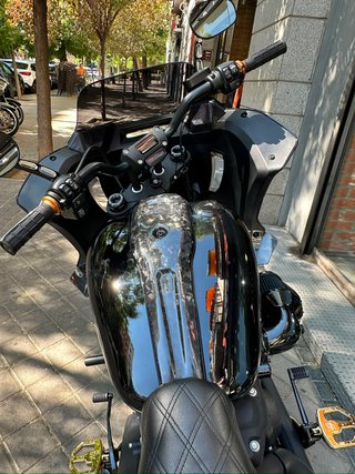 Harley Davidson Low Rider ST Negra