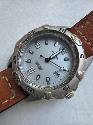 Reloj Festina Cuero Marrón y Acero