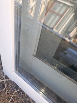 Puerta corredera aluminio Climalit grande