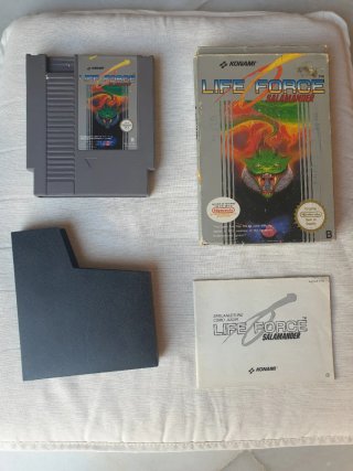 Life Force Salamander Nintendo NES pal B esp
