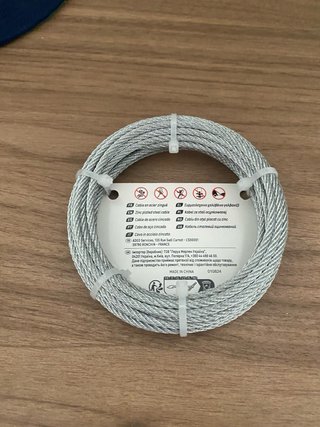 Cavo acciaio 5m diametro 2.9mm