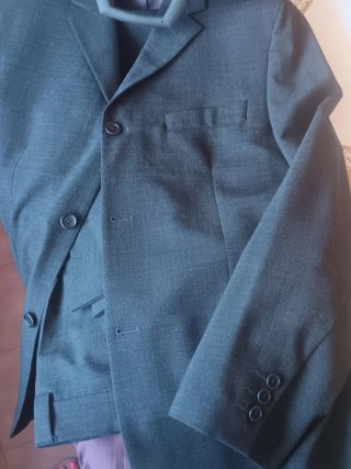 Traje de chaqueta gris marengo hombre