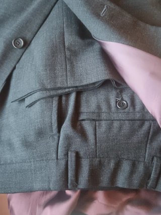 Traje de chaqueta gris marengo hombre
