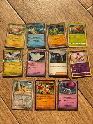 Cartas Pokémon Raras Variadas