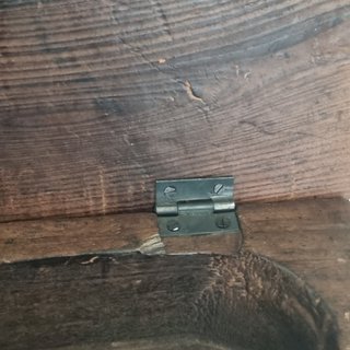 Scatola legno vintage intagliata