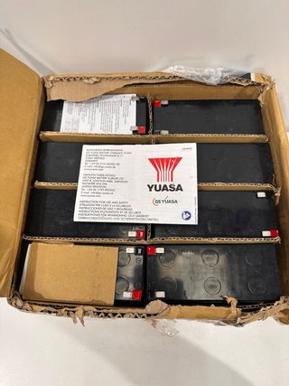 8 Baterías Yuasa NP7-12LFR 12V 7.0Ah