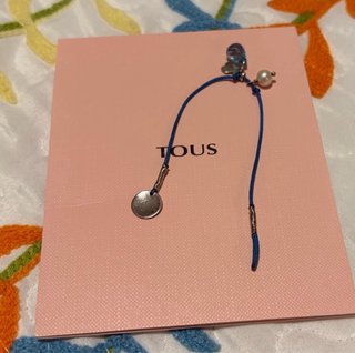 Pulsera Tous Oso Perla y Piedra Azul