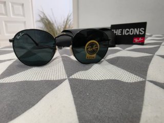 Gafas Ray-Ban Aviator Redondas Negras