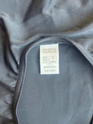 Traje de baño Tribord negro
