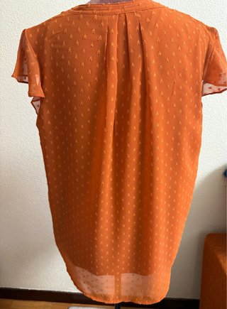 Blusa Cortefiel Talla L Naranja