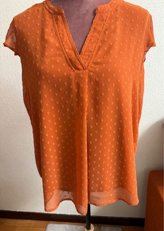 Blusa Cortefiel Talla L Naranja