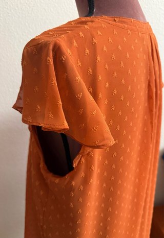 Blusa Cortefiel Talla L Naranja