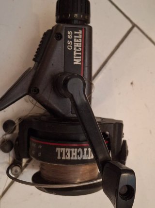 Caña de pescar Mitchell GS 65 y accesorios