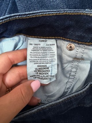 Pantalón vaquero Lee mujer talla 45