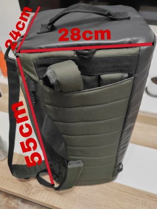 Macuto/bolsa Decathlon verde militar