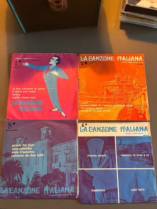 Dischi in vinile 45 giri vintage