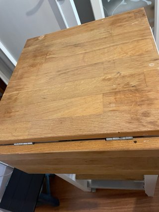 Carrito Auxiliar Cocina Madera y Metal