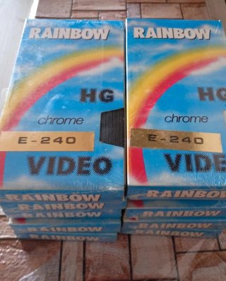 Lotto 10 VHS Rainbow Chrome E-240
