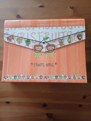 Pack de 2 carpetas con apartados Frutas Niñas