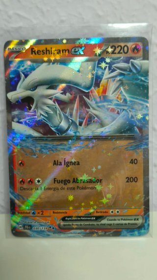 Carta Pokémon Reshiram EX 030/159
