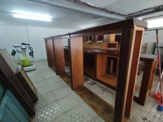 Vitrina expositora madera maciza