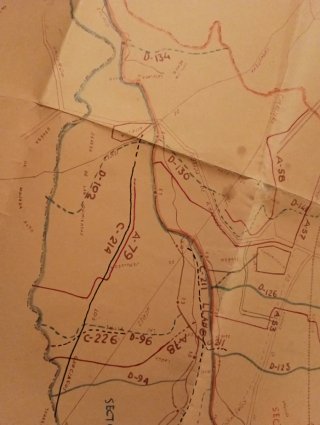 Mapa antiguo plegado de jerez de la frontera