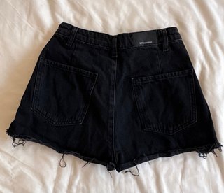 Falda pantalón vaquera negra