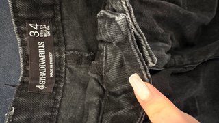 Falda pantalón vaquera negra